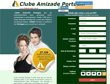 Tablet Screenshot of clubeamizade.com.pt